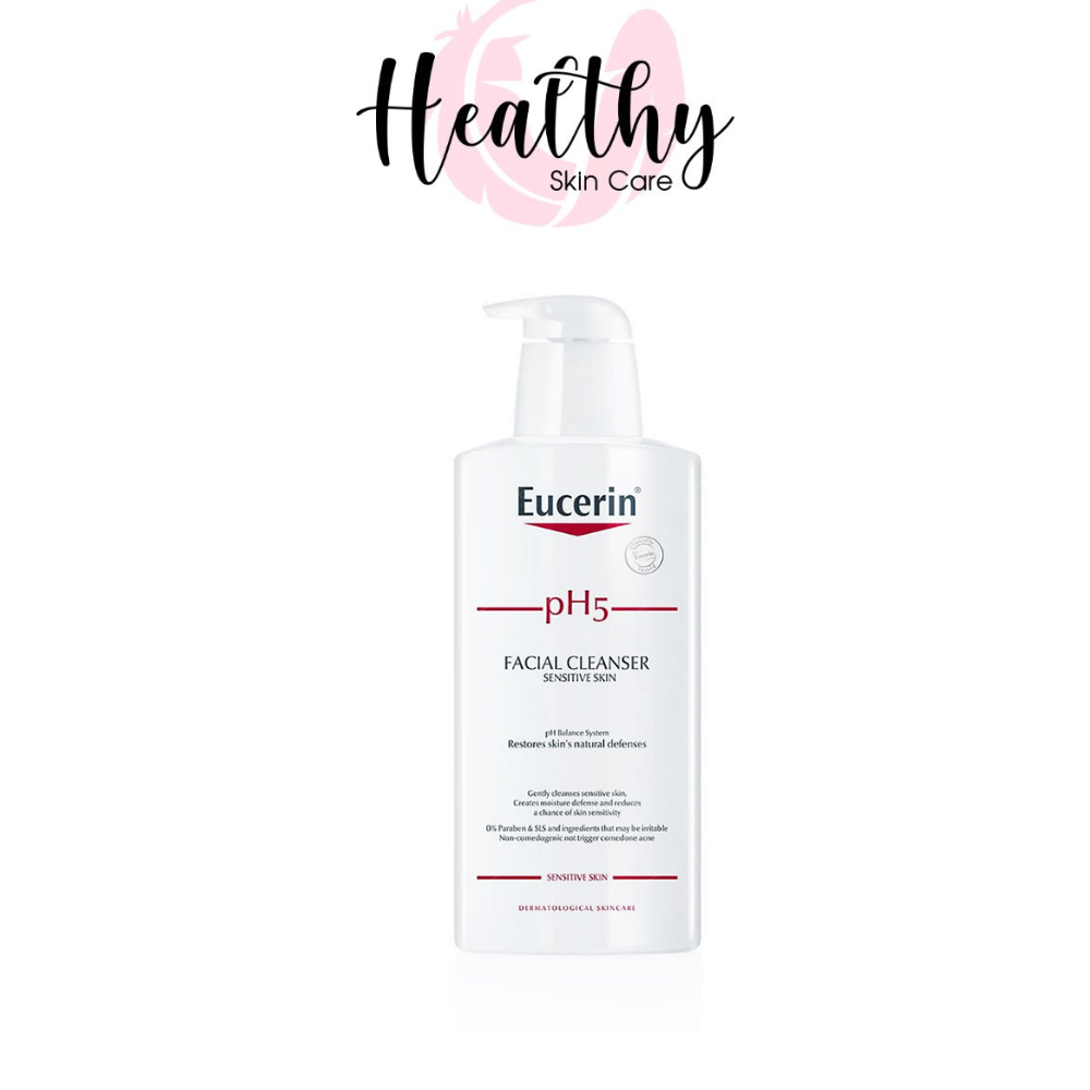 Sữa rửa mặt không gây kích ứng Eucerin pH5 Facial Cleanser 400ml (Nhập khẩu)