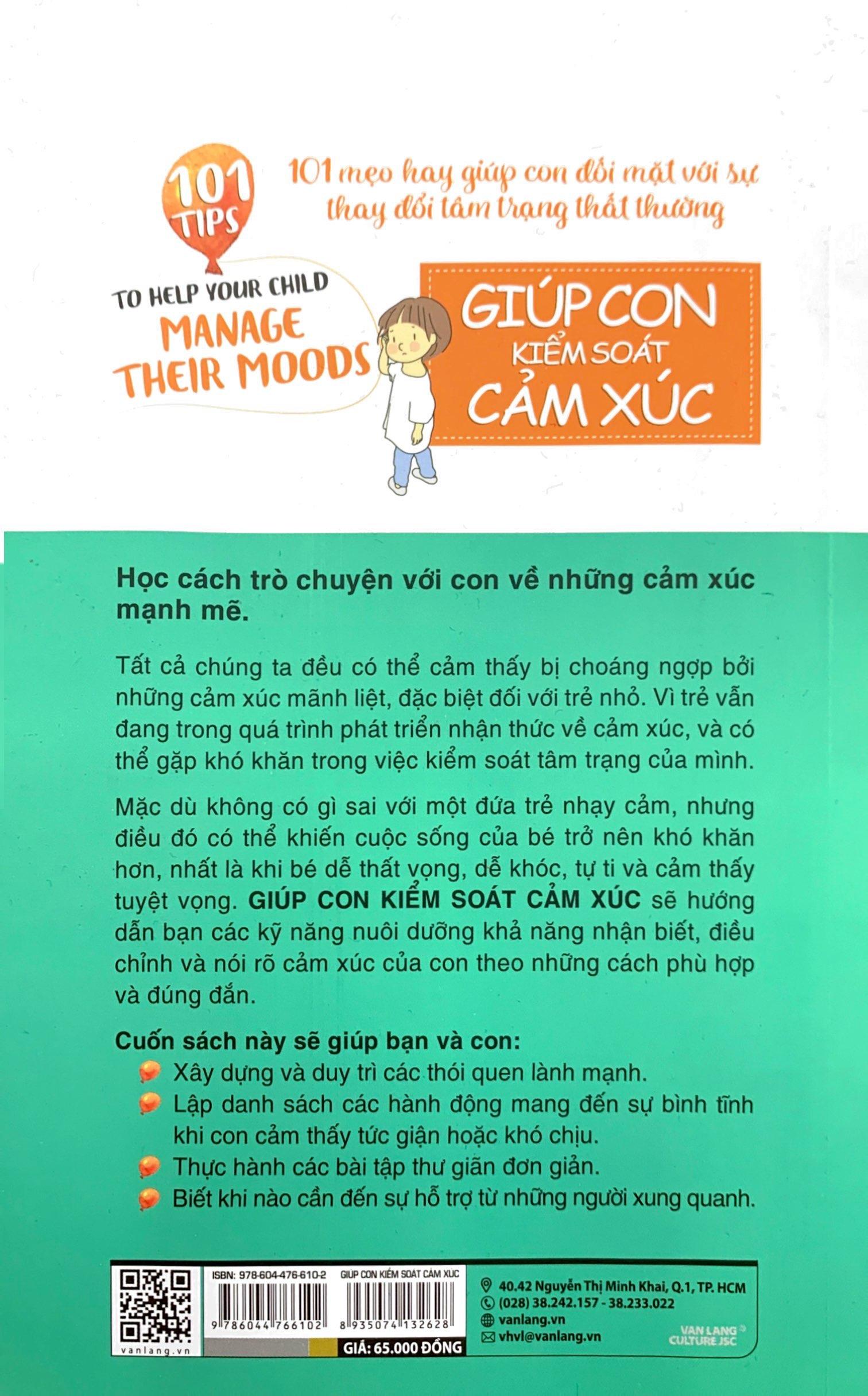 101 Tips - Giúp Con Kiểm Soát Cảm Xúc