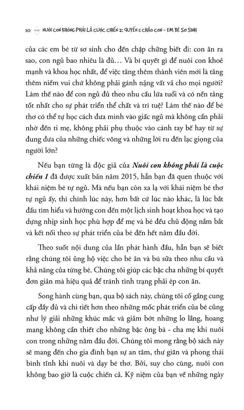 Sách - Nuôi Con Không Phải Là Cuộc Chiến 2 - Quyển 1 - Chào Con - Em Bé Sơ Sinh (Tái Bản 2025) - ảnh 9