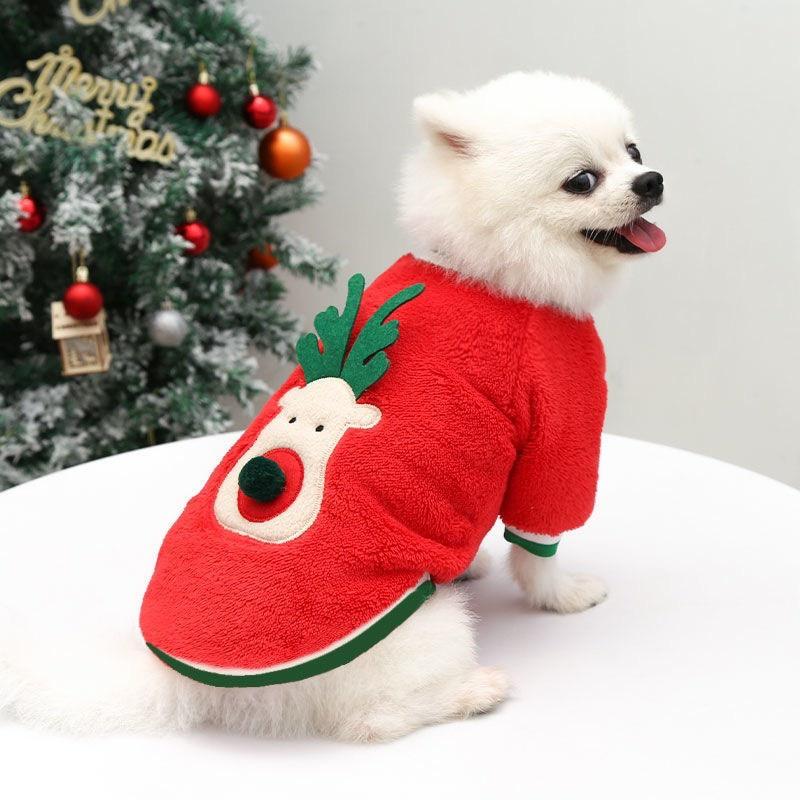 Áo noel dành cho chó mèo - Quần áo thú cưng