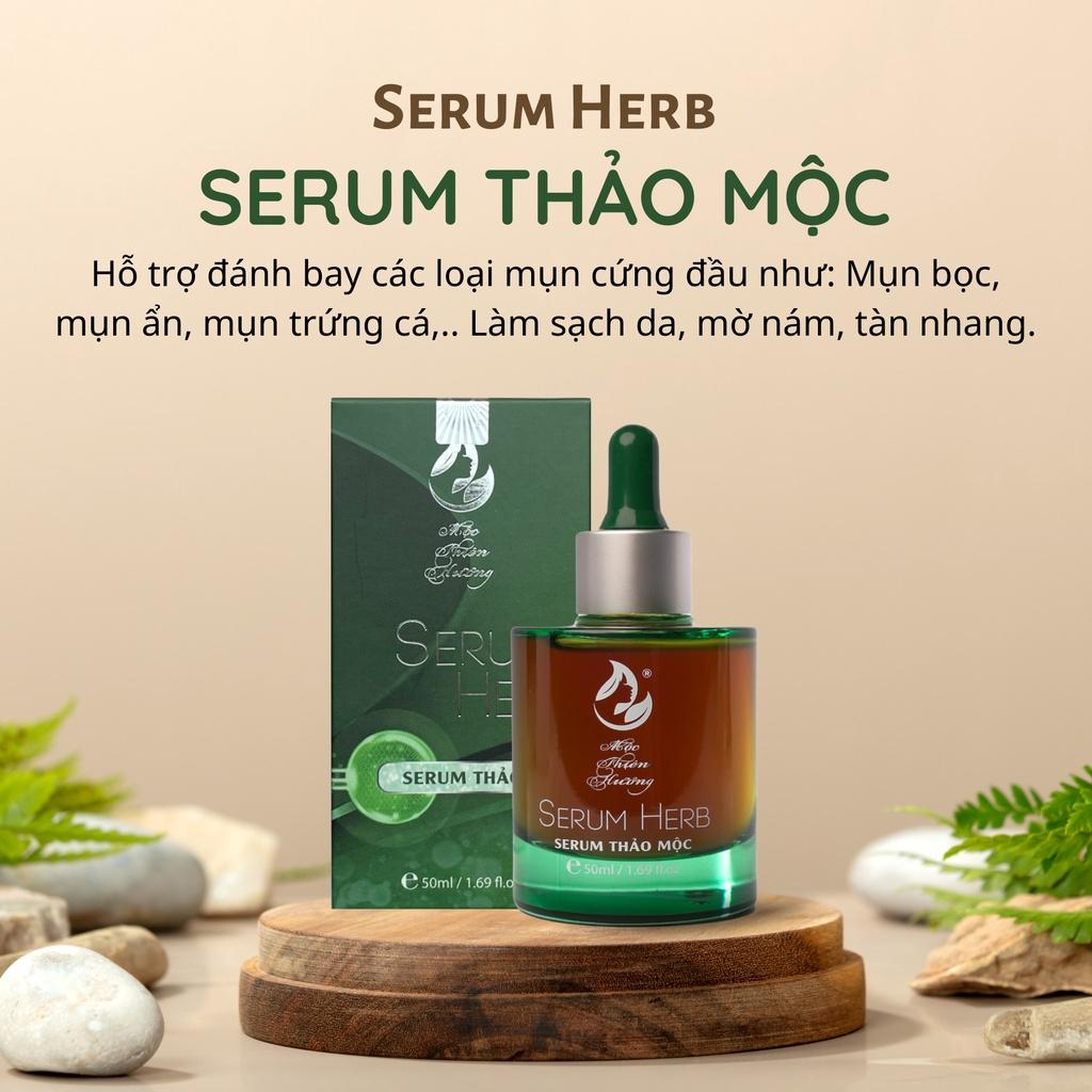 Serum Ngừa Mụn, Giảm Thâm, Dưỡng Sáng, Se Khít Da Từ Serum Thảo Mộc 50ml | Mộc Thiên Hương