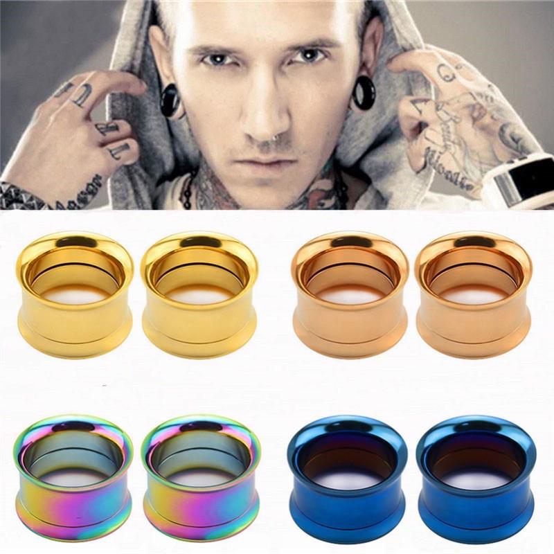 Khuyên tai 18mm mầu đen