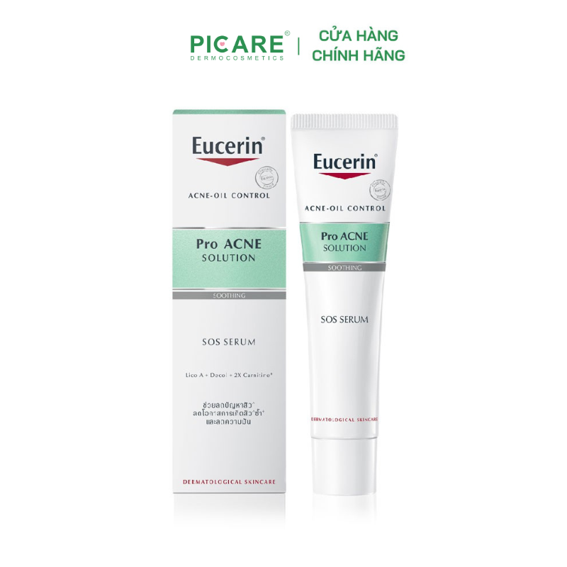 Tinh Chất Dưỡng Phục Hồi Cho Da Mụn Eucerin Pro Acne SOS Serum 40ml