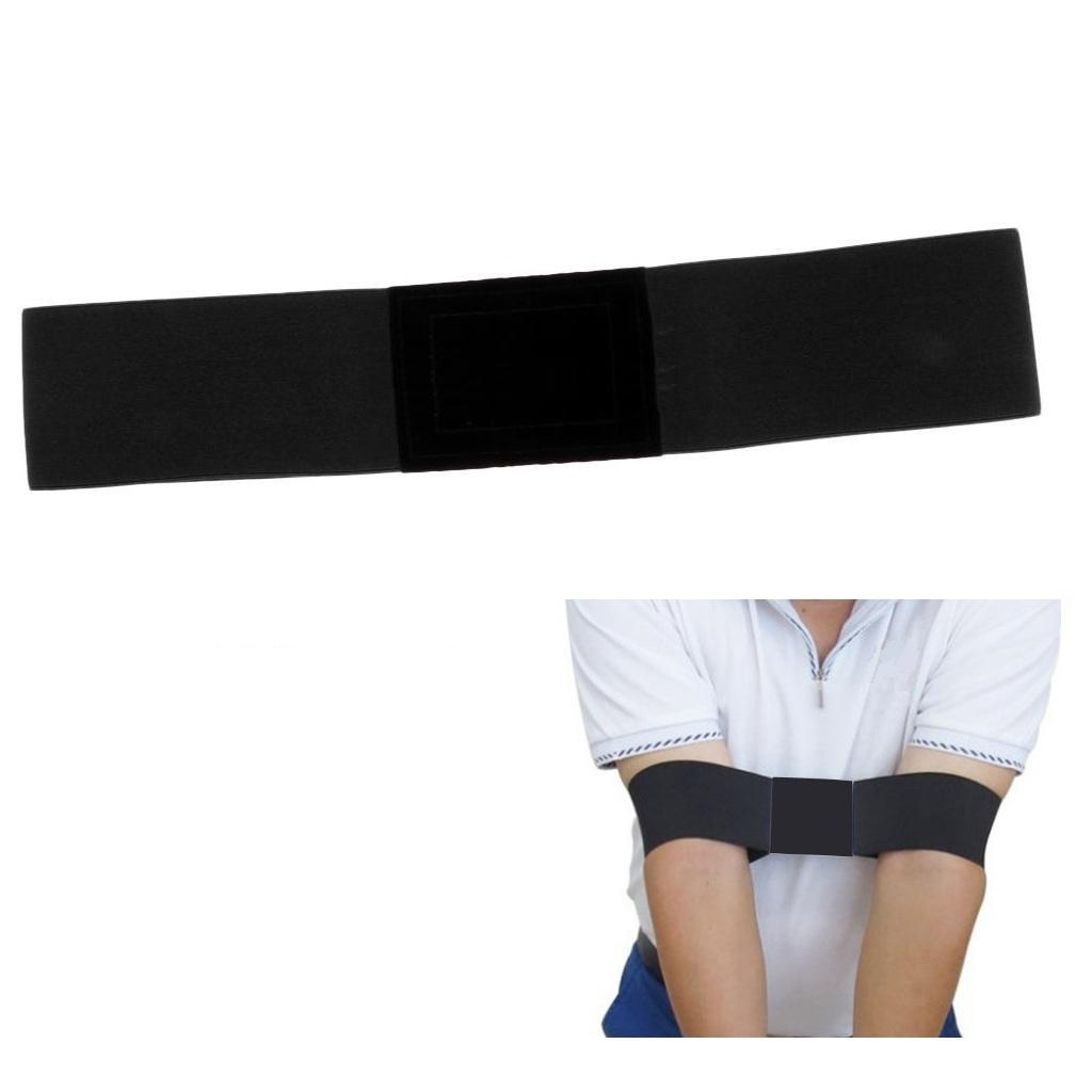 15cm Inflatable Ball + Arm Band Golfer Swing Trainer Assist Posture Correction Training Aid for Unisex Golfer Beginners