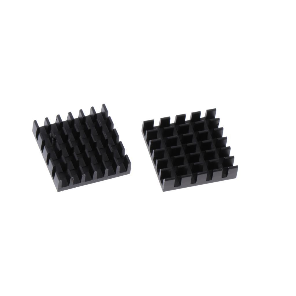 20 Pieces Cooler Sink Cooler Cooling Fin with Sink Adhesive for CPU Performance