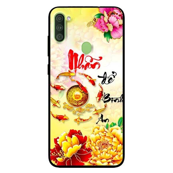 Ốp lưng dành cho Samsung Galaxy A02 - A02s - mẫu Thư Pháp Nhẫn Bình An