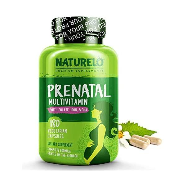 NATURELO Post Natal Multivitamin - Whole Food Postnatal Supplement for Breastfeeding Women - Organic Herbs to Boost Milk Supply - Vitamin D, Folate, Calcium - Best for Nursing Mother, Baby - 180 Caps