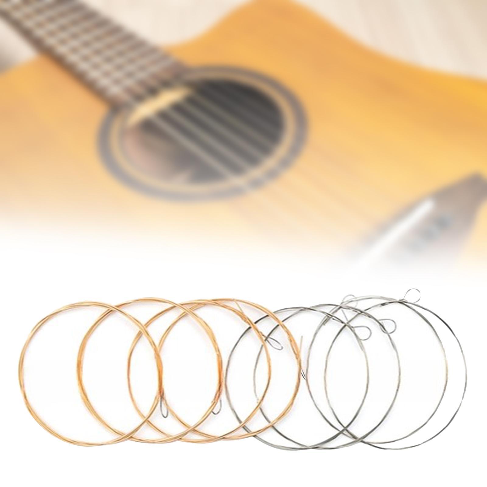 8 Pieces Mandolin Strings Set D-4TH Direct Replaces Mandolin Parts Replacement Easy Installation