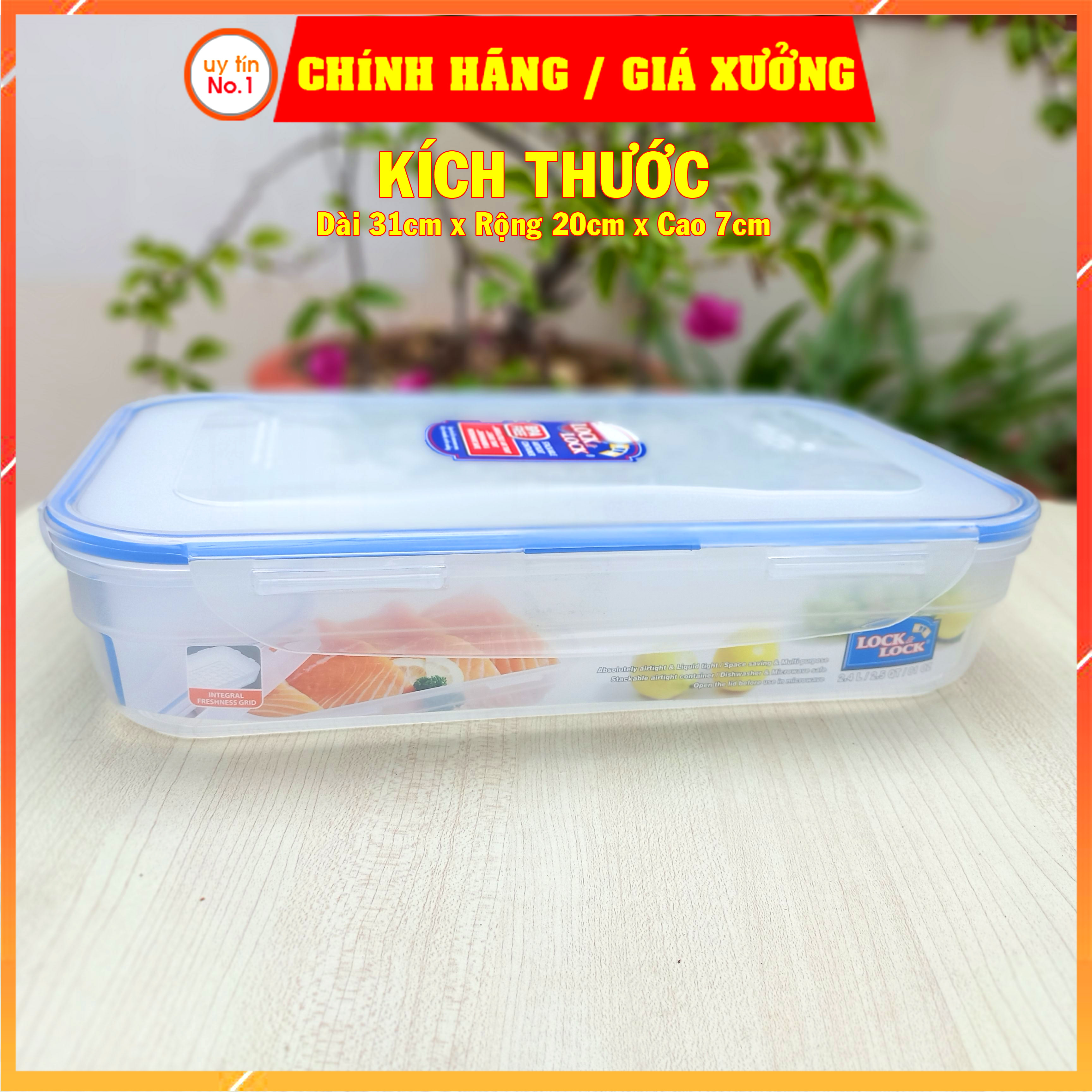 Hộp nhựa đựng thực phẩm LOCK&amp;LOCK chính hãng HPL350 2400ml