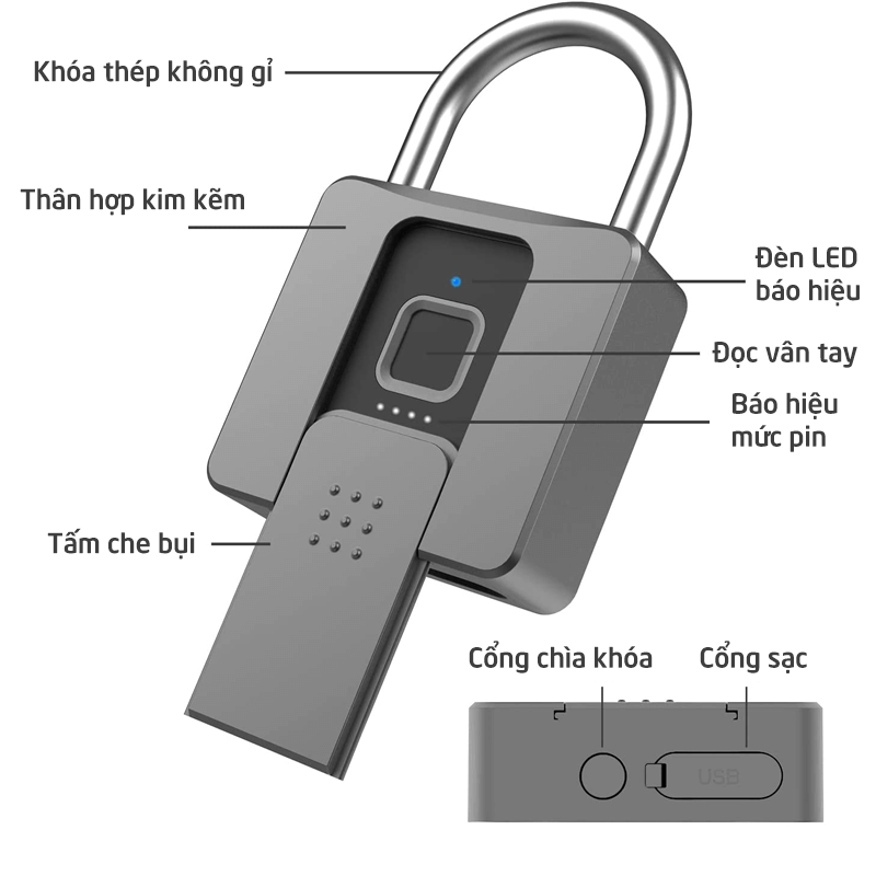 Khóa vân tay-Bluetooth KL15Key