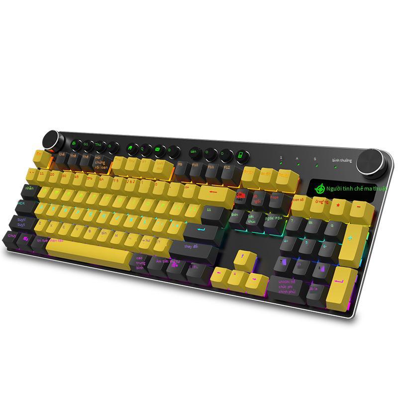 Giao Hàng Nhanh Slayer MK13 Bàn Phím Cơ Full Phím Không Tác Động Đèn Nền RGB Keycap PBT Chơi Game Bàn Phím Game Thủ