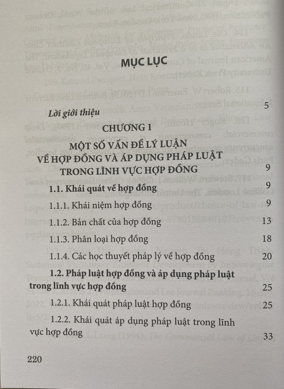 Áp Dụng Bộ Luật Dân Sự  Và  Luật Chuyên Ngành Trong Hợp Đồng  ( Sách Chuyên Khảo )