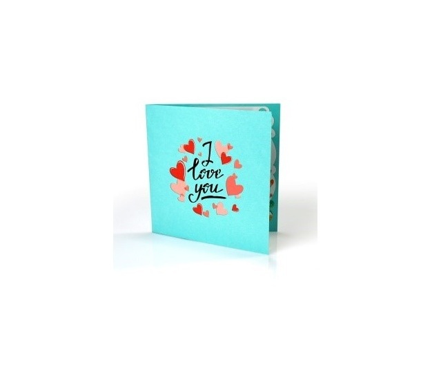 Thiệp 3D Pop Up Xe Tình Yêu – Thiệp Tỏ Tình, Thiệp Valentine, Thiệp Lãng Mạn Độc Đáo, L06