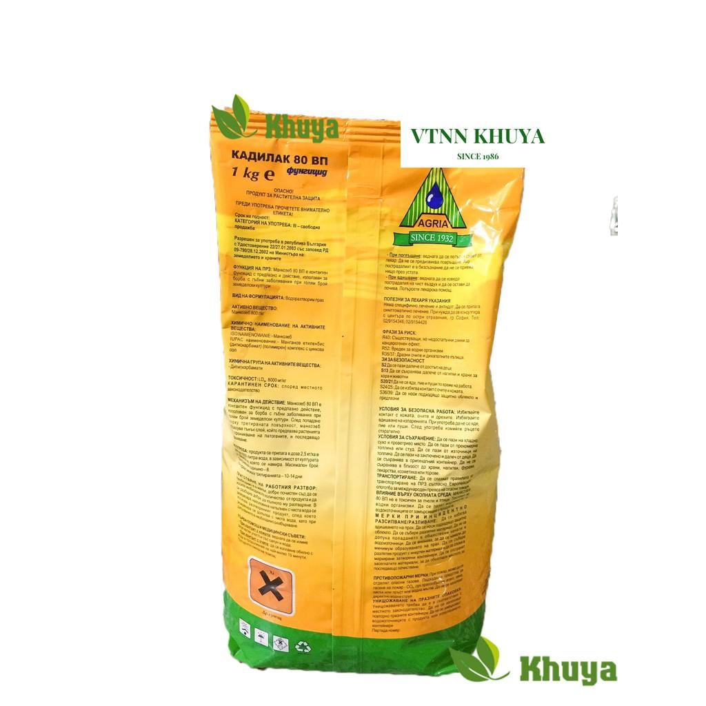 Trừ Nấm Bệnh CADILAC 80WP 1kg Ấn Độ gốc MANCOZEB