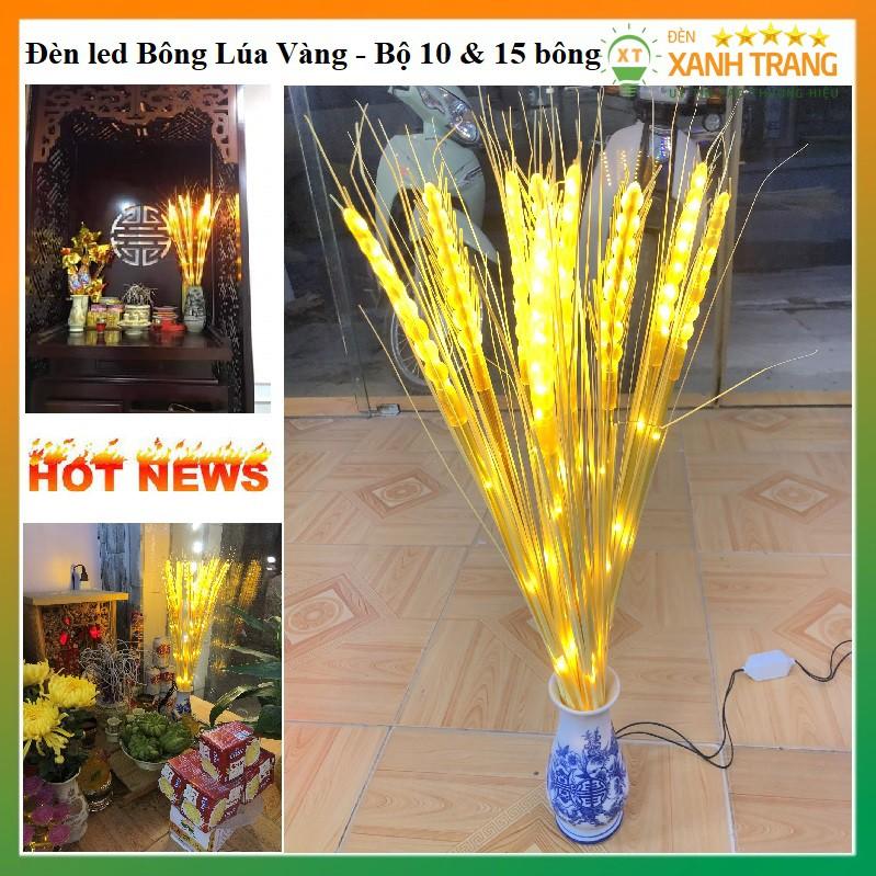 COMBO 10 Đèn Led Bông Lúa màu vàng trang trí phòng ngủ, phòng thờ