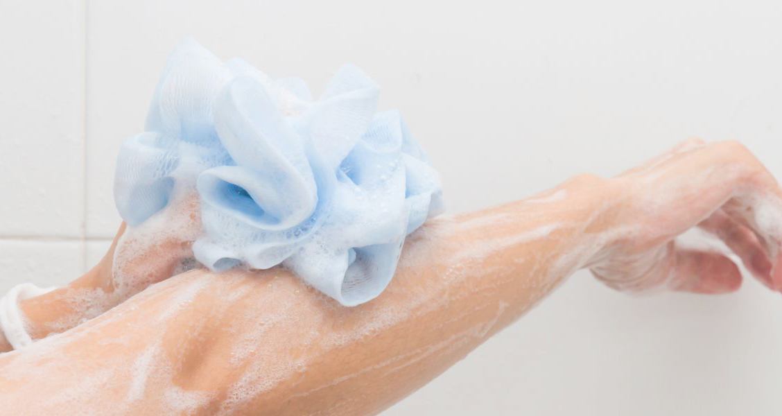 Bông tắm sợi nilon cao cấp tạo bọt - Nội địa Nhật