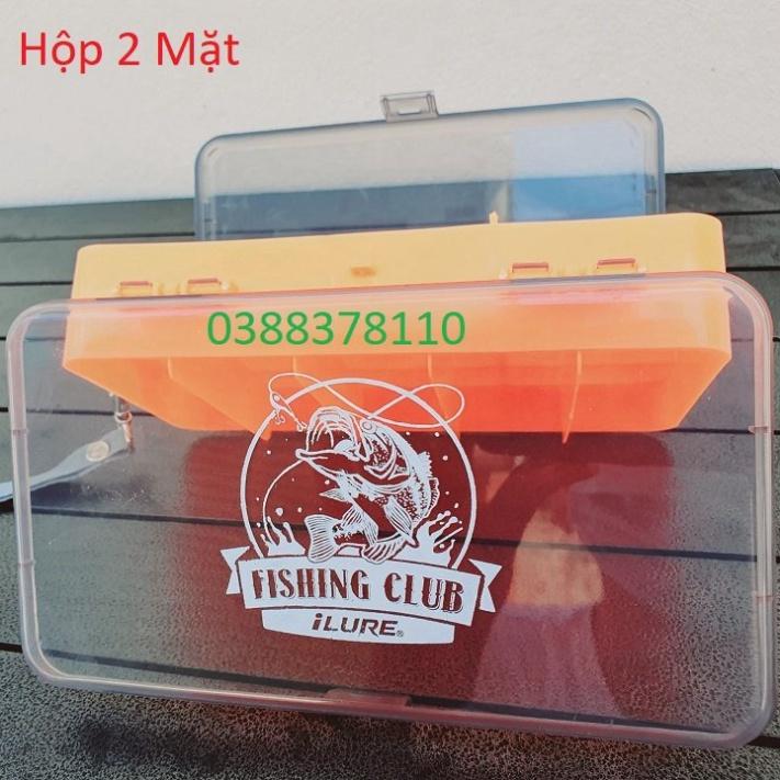 Sale to Hộp Đựng Đồ ,Hộp 2 Mặt Đựng Mồi Câu Và Phụ Kiện Câu Cá  - xả hàng tồn