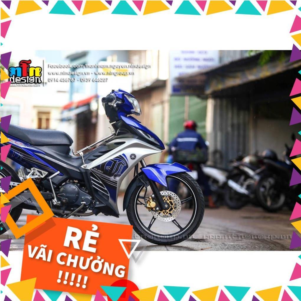 Tem Rời Exciter 135 Mẫu LC Bạc Xanh GP