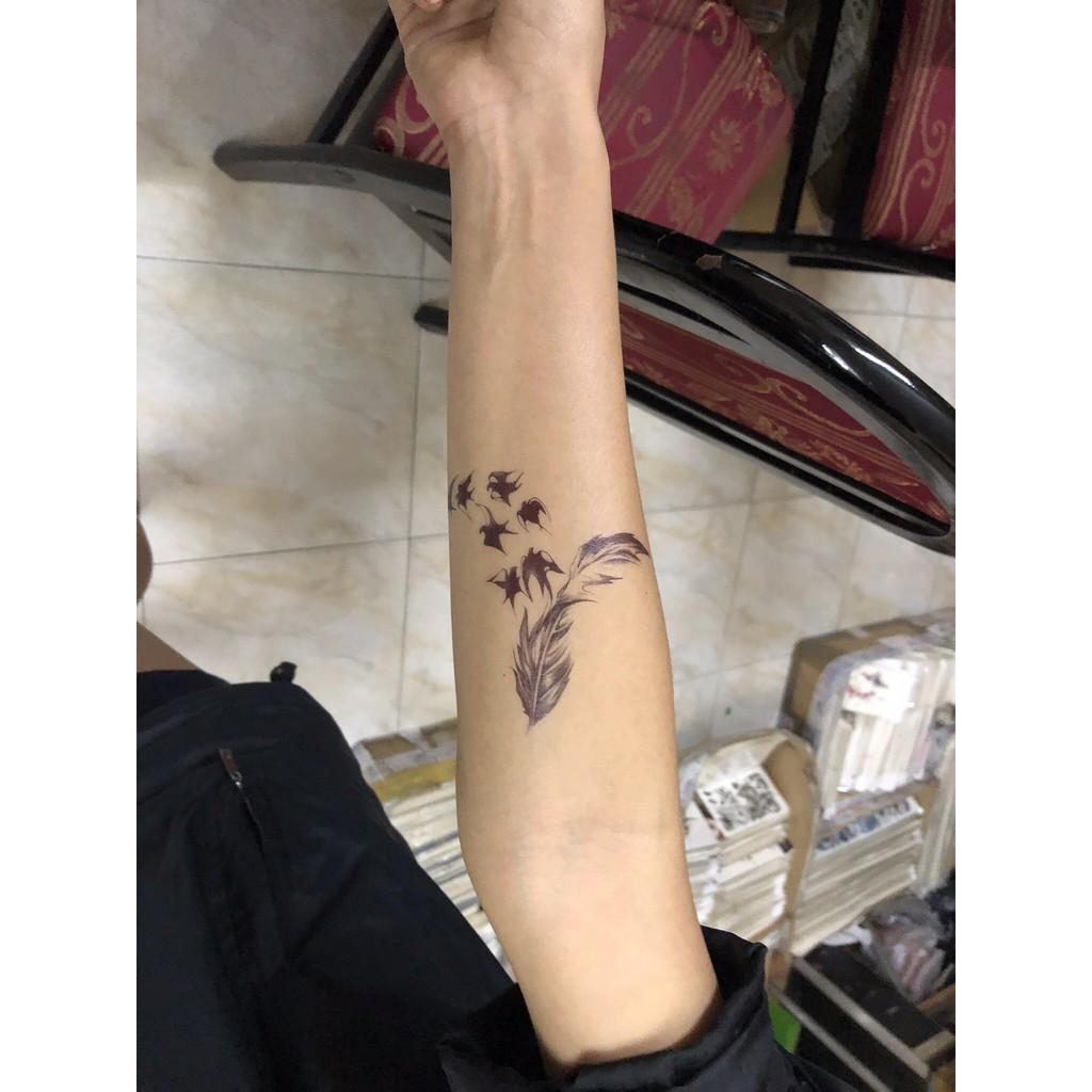 Hình xăm dán hoa ren 12x19cm+ mua 5 tặng 1, mua 10 tặng 4 tấm đòng size