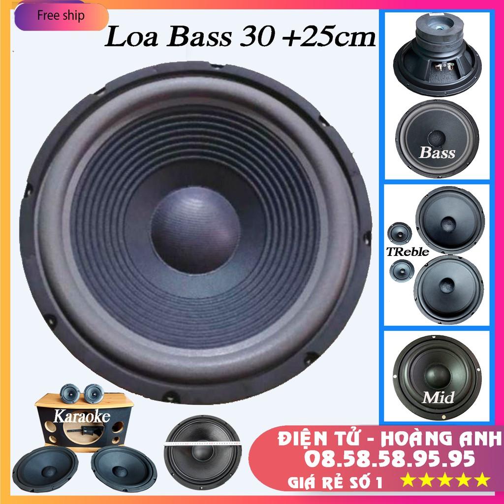 Loa bass 30cm + 25cm lắp loa kéo karaoke coil 38mm từ 100mm Giá 1 chiếc