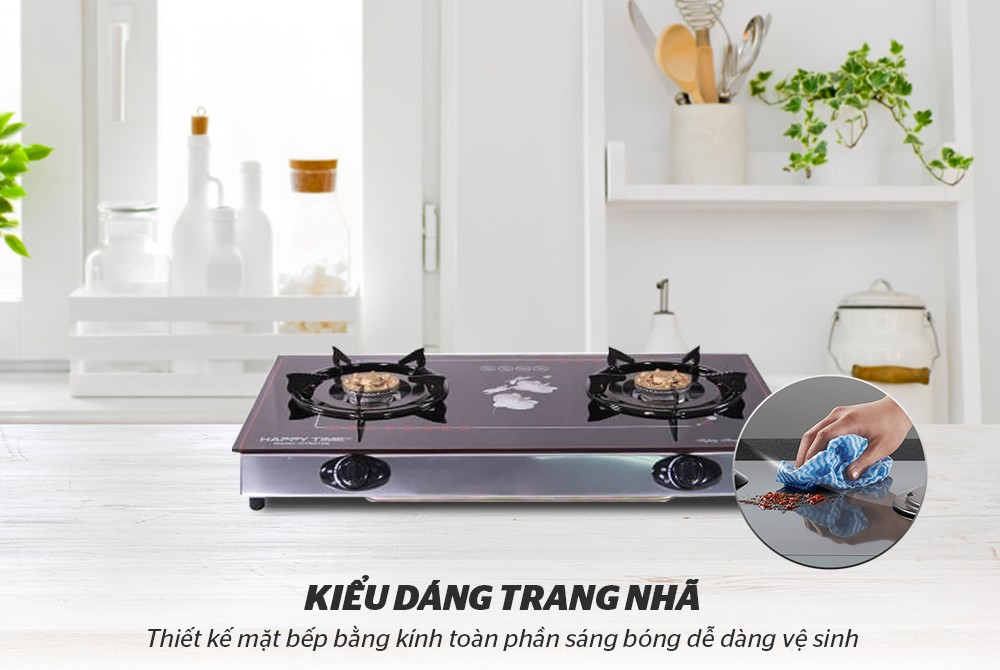 Bếp gas dương kính Happy Time HTB2106 - Hàng chính hãng