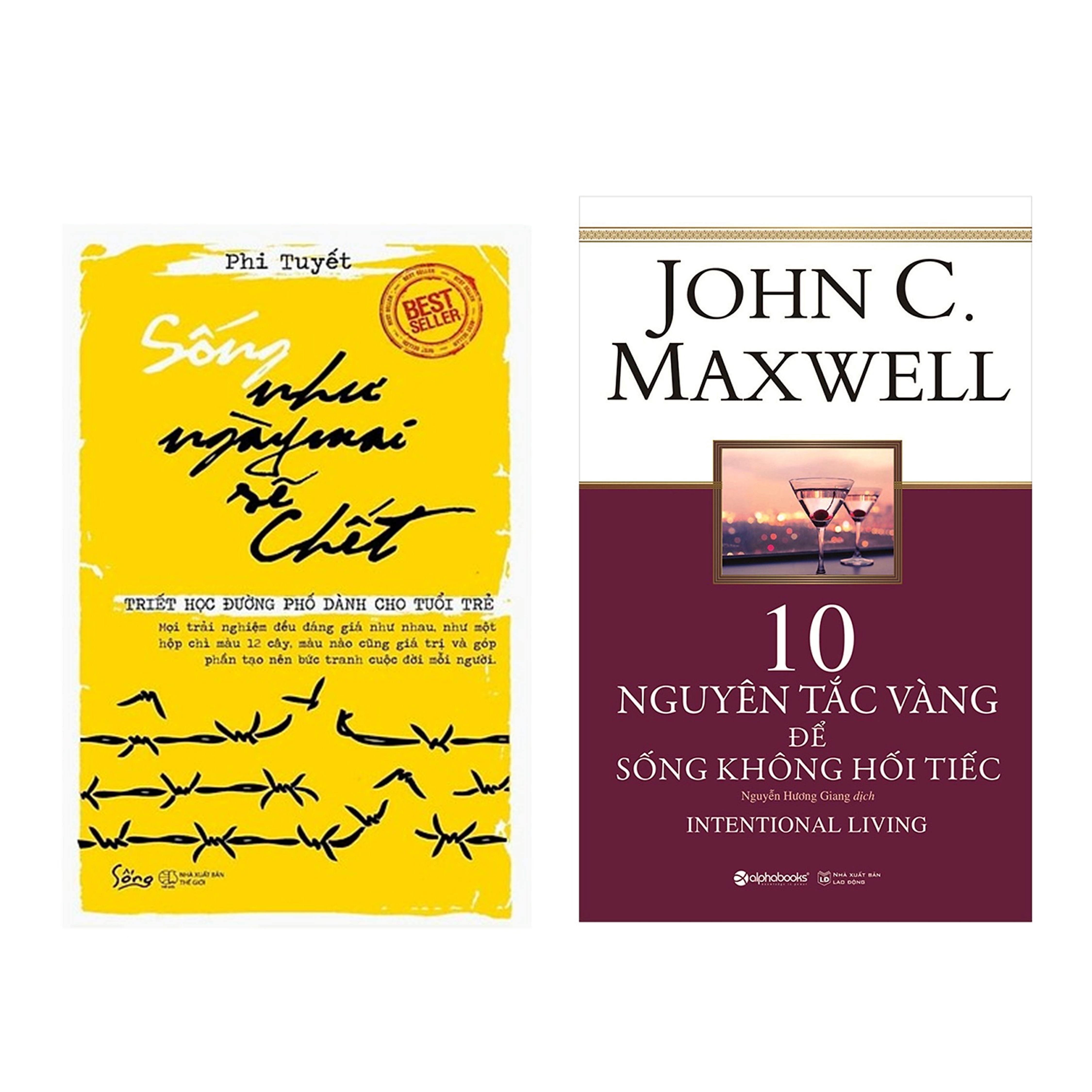 Combo Sách Kĩ Năng Sống: Sống Như Ngày Mai Sẽ Chết (Tái Bản 2018) + 10 Nguyên Tắc Vàng Để Sống Không Hối Tiếc
