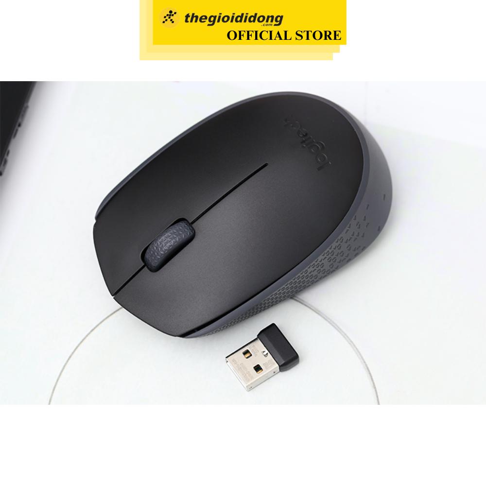 Chuột Không Dây Logitech M170 Đen 1000 DPI - Hàng chính hãng - Hàng Chính Hãng