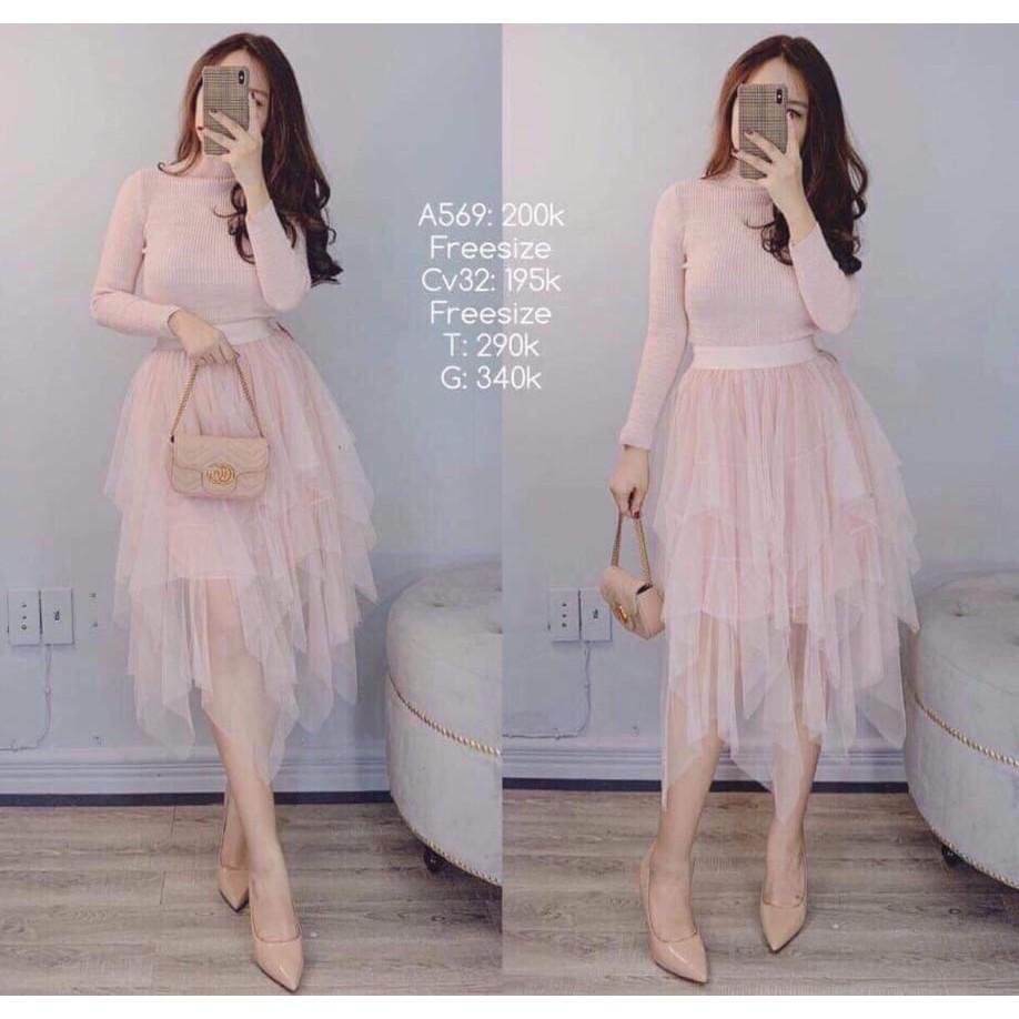 Chân váy lưới nhọn dễ thương - MIN Boutiques - Ảnh thật - Loại 1 - Hàng đẹp