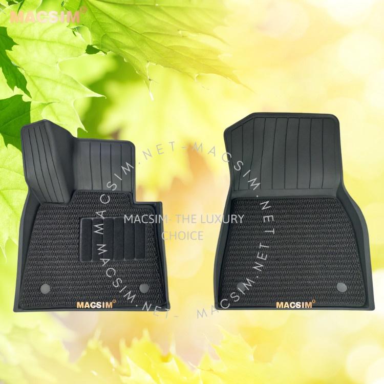 Thảm lót sàn ô tô 2 lớp cao cấp dành cho xe BMW X7 2019+ nhãn hiệu Macsim 3w chất liệu TPE