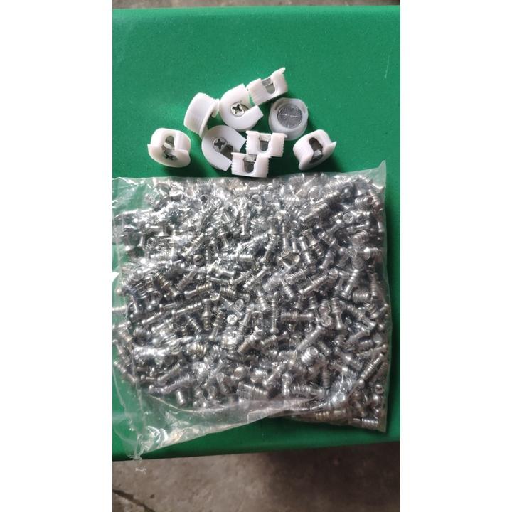 Ốc cam liên kết 2 thành phần trắng túi 500 con