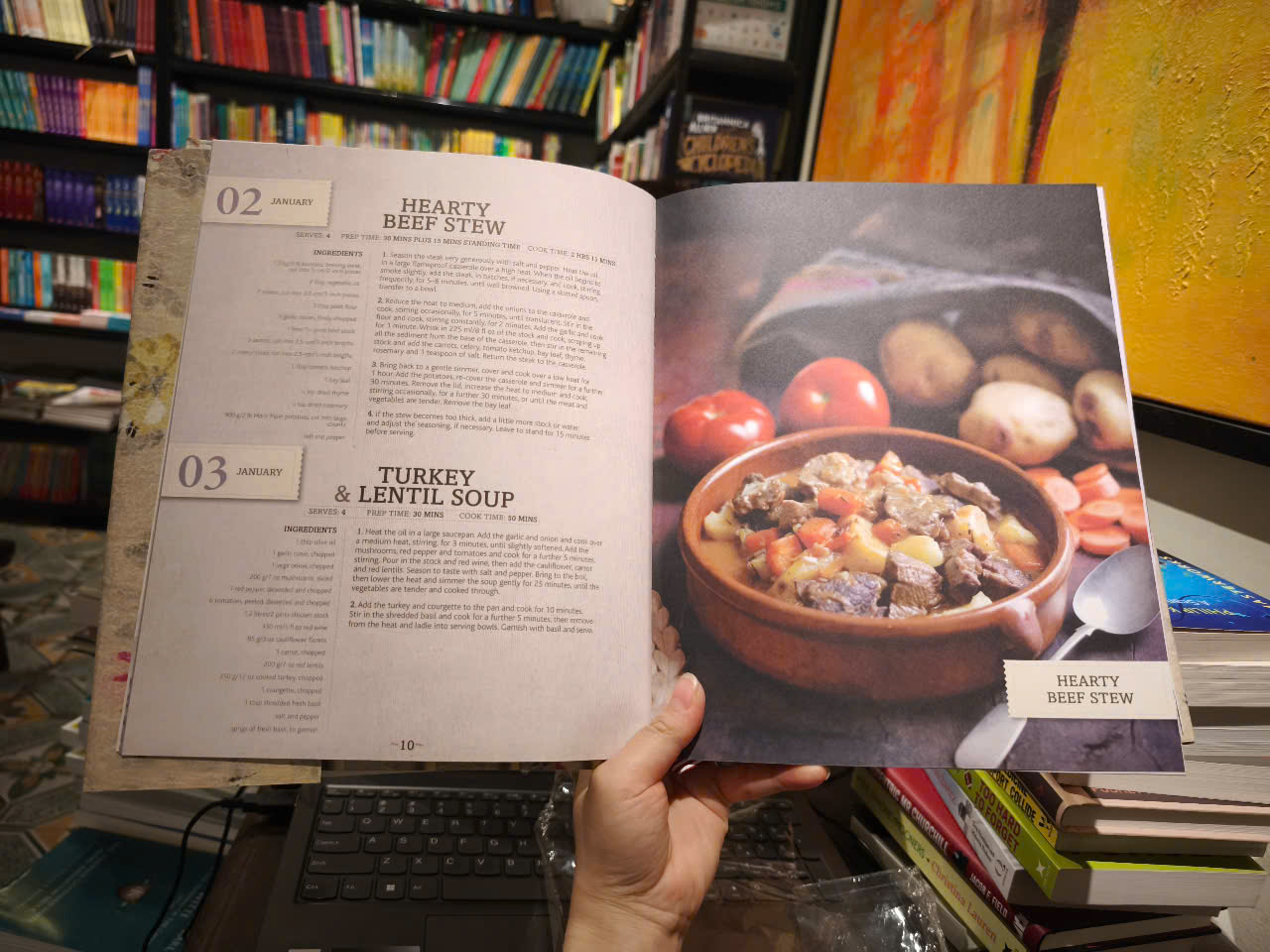 Sách - A Year Full of Recipes: 365 Recipes, One for Every Day of the Year Plus 1 for a Leap Year