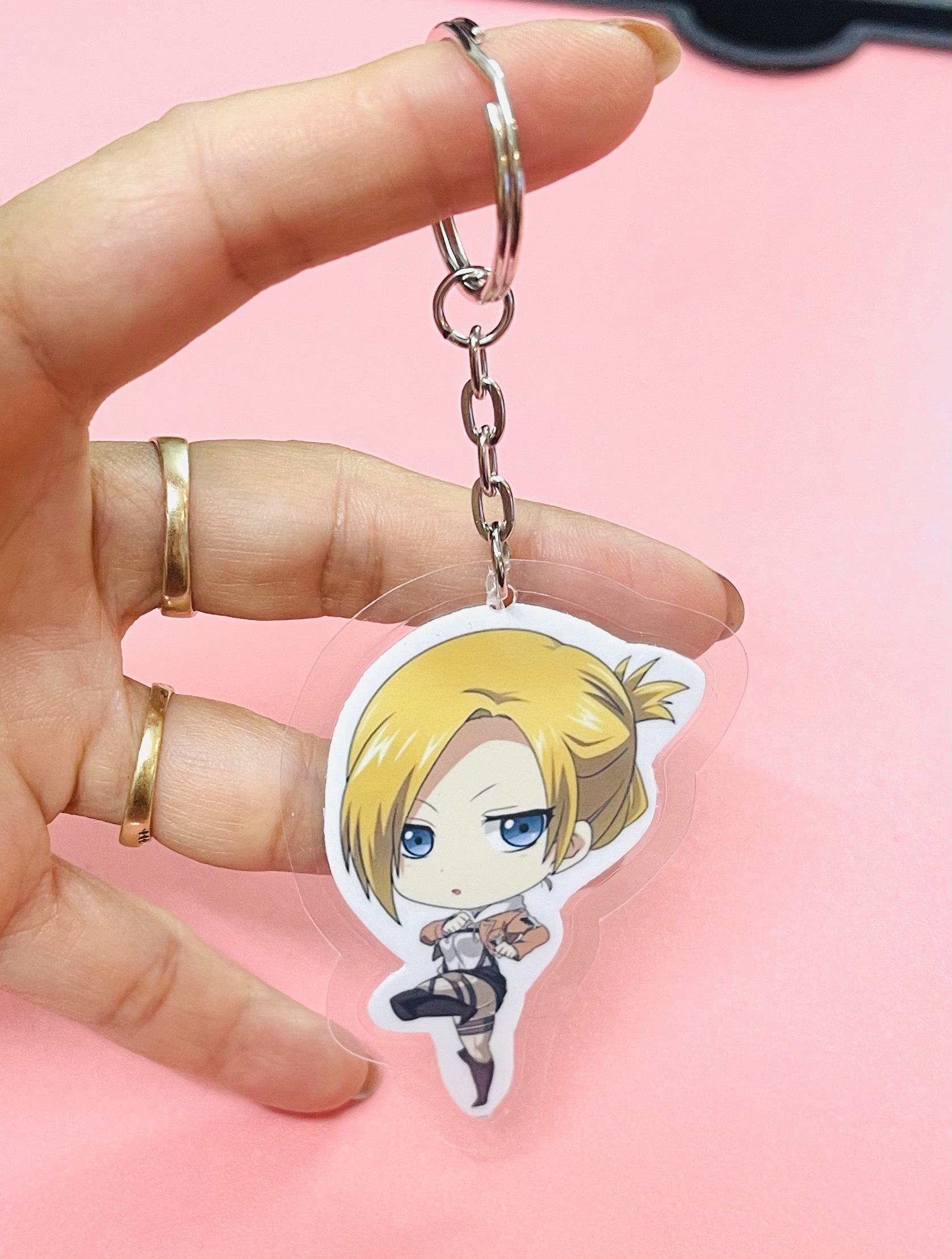 Set 8 Móc khóa cắt tỉa Attack On Titan