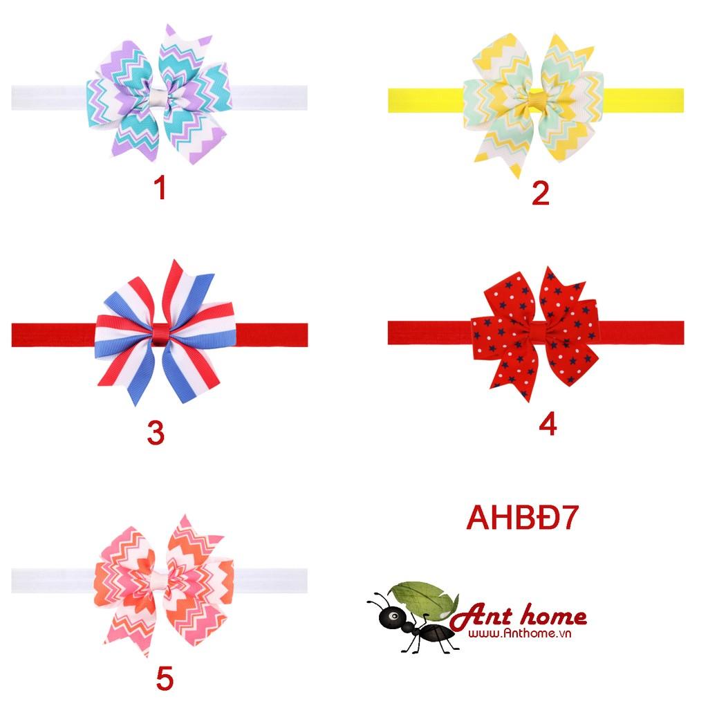 Băng đô cài tóc bé gái cao cấp AHBĐ07