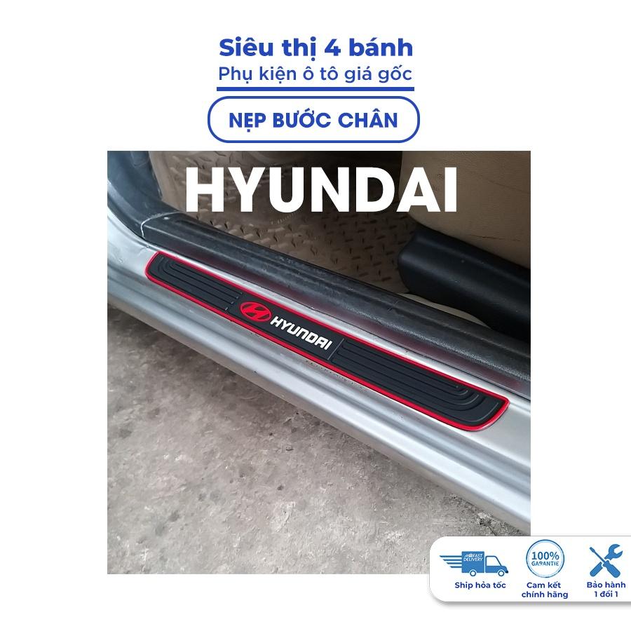 Nẹp chống xước cửa ô tô, Nẹp cửa bảo vệ bước chân cửa xe oto Hyundai i10 accent elantra tucson santafe