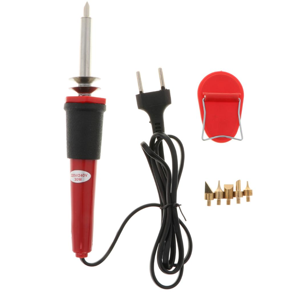 7 in 1 Electric Soldering Iron Tool Kit Adjustable Temperature EU Plug