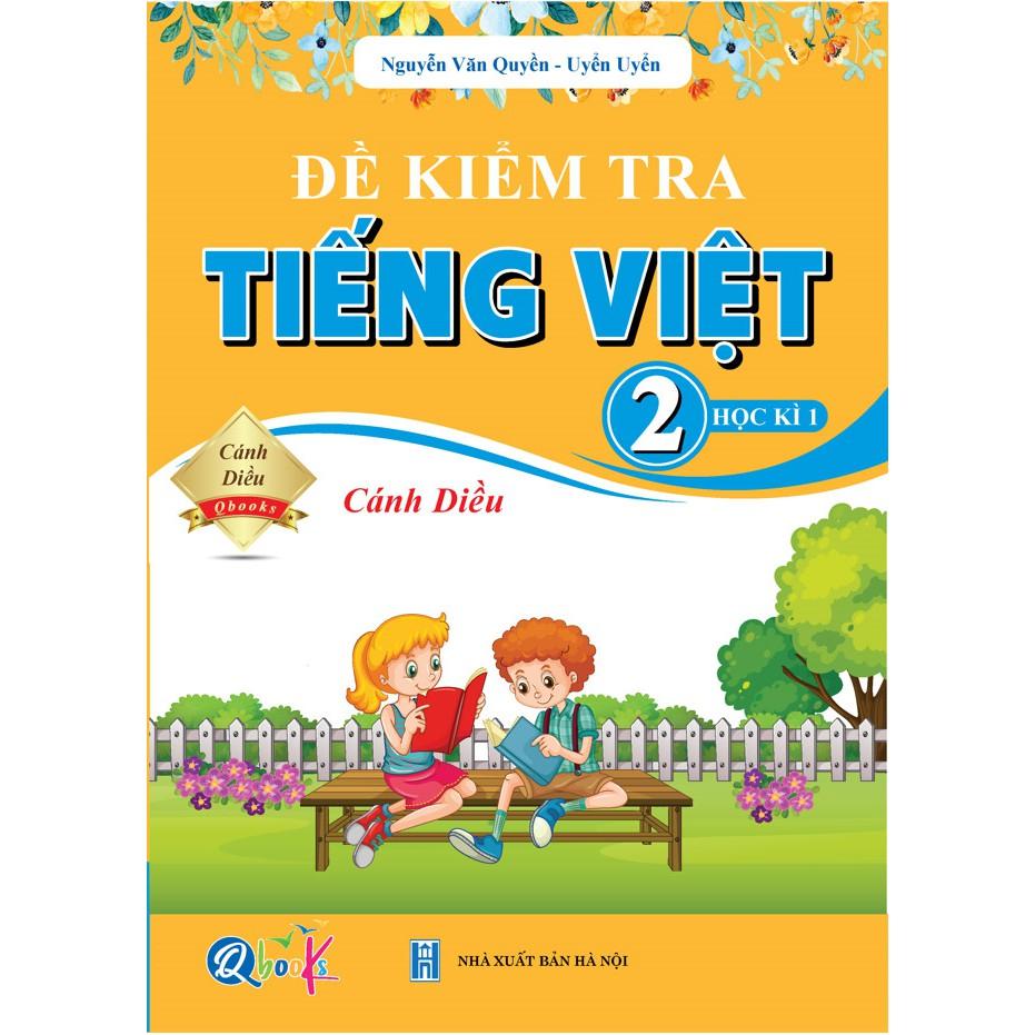 Sách - Combo Bài Tập Tuần và Đề Kiểm Tra Toán - Tiếng Việt Lớp 2 - Cánh Diều - Học Kì 1 (4 cuốn)