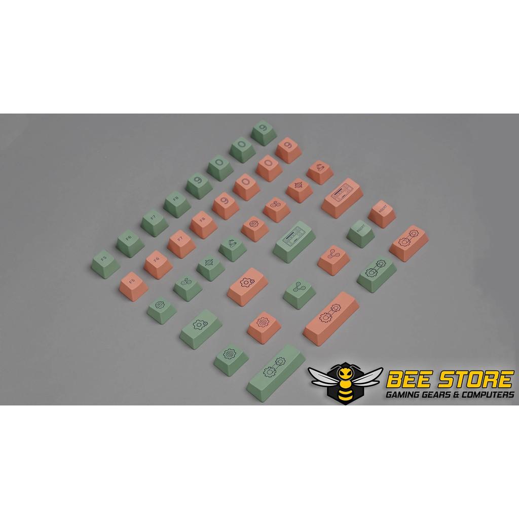 Bộ keycap chính hãng AKKO - 9009 Retro R2 (38 nút / Chất liệu: PBT Dye-Subbed)