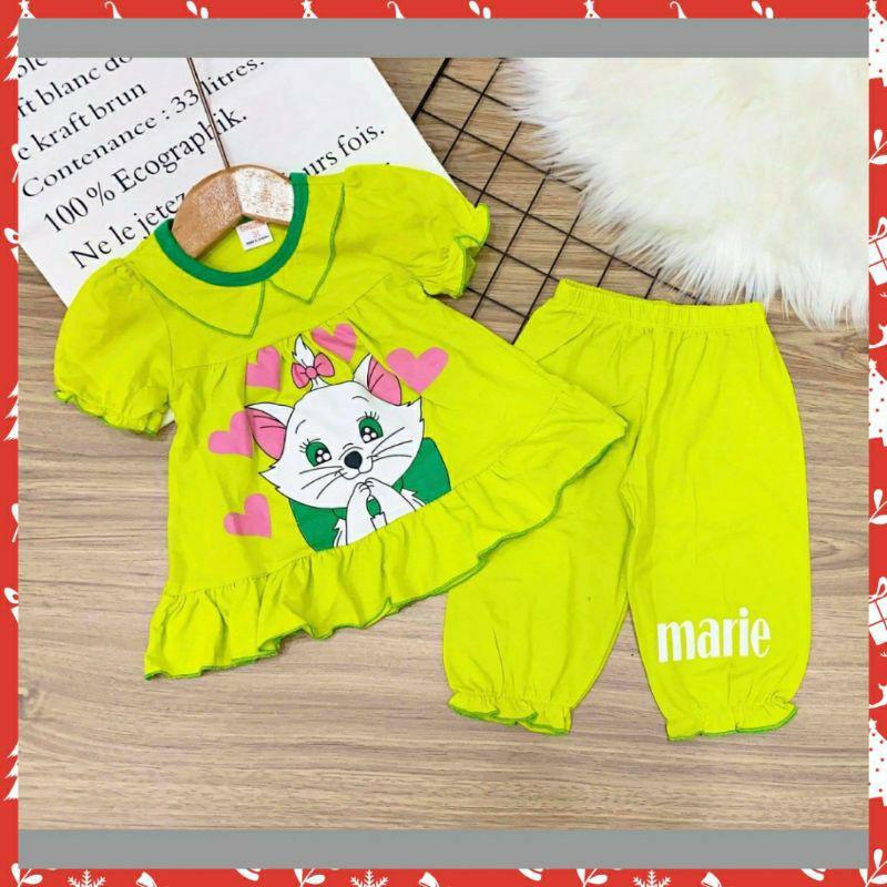 Bộ ngố cotton 4c bé gái size đại - Đồ bộ trẻ em
