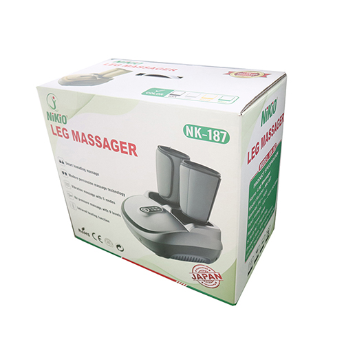 Máy massage chân và bắp chân áp suất khí Nikio NK-187 - Hỗ trợ điều trị suy giãn tĩnh mạch, đau nhức chân và lòng bàn chân