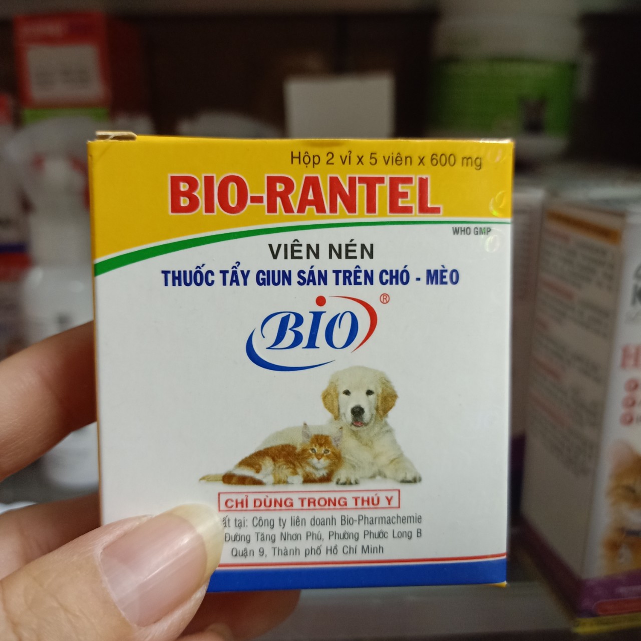 Bio Rantel Xổ Giun Chó Mèo Nhỏ