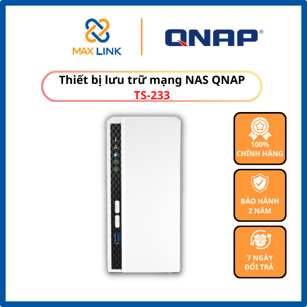 Thiết bị lưu trữ mạng NAS QNAP TS-233 - HÀNG CHÍNH HÃNG