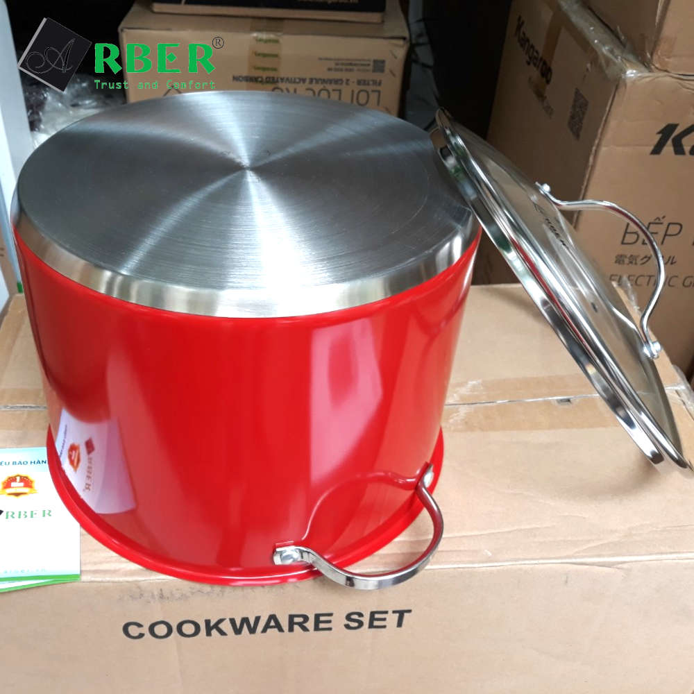 Nồi luộc gà Inox 304 cao cấp Kalpen Arber Đức AN28SMD size 28cm dung tích 11L