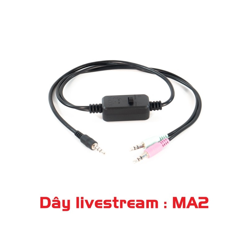 Combo thu âm, livestream souncard icon upod pro, mic PC-K320, tai nghe TS 2260 kèm đầy đủ phụ kiện - hàng chính hãng