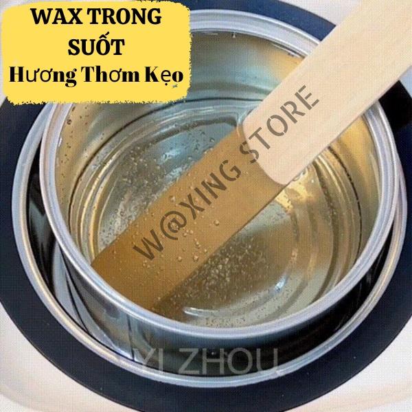 100G Sáp wax lông nóng wax beans cao cấp + Mỡ trăn dưỡng da + tặng kèm que gỗ