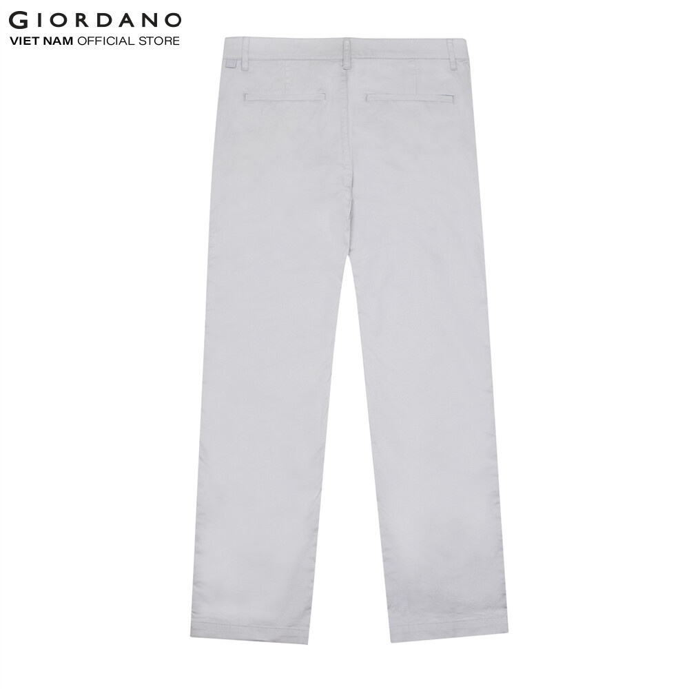 Quần Dài Kaki Nam Slim Tapered Giordano 01122002