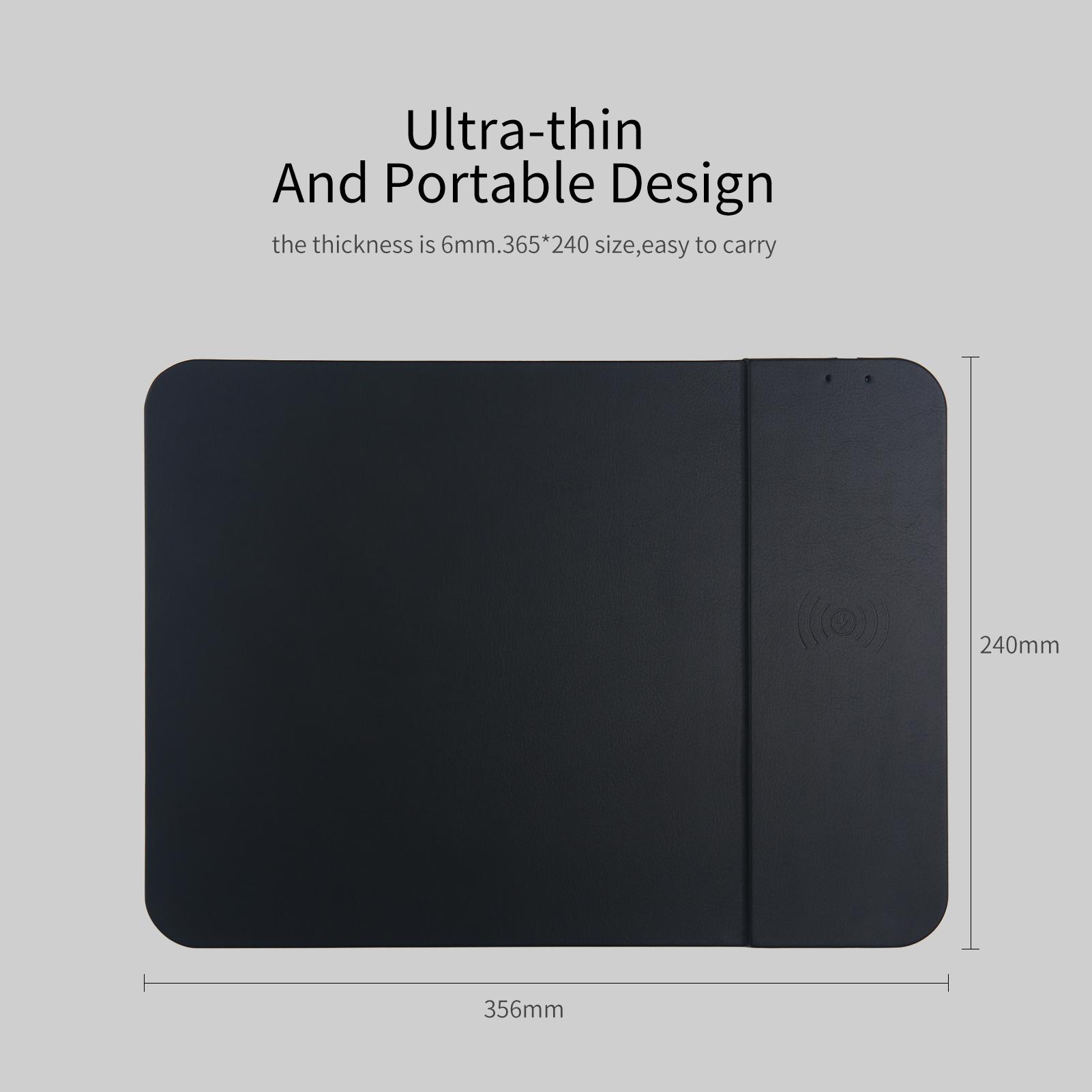 Bàn di chuột kiêm sạc không dây 10W 2 trong 1