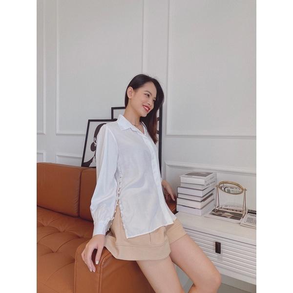 Quần Shorts cạp cao ống rộng REVERCLOTHINGS Emily