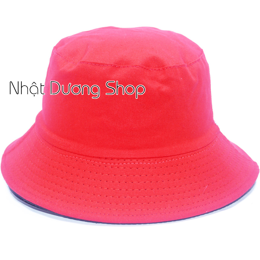 Nón BUCKET thêu Chữ 2 mặt độc đáo thích hợp cho cả nam và nữ với thiết kế sang trọng tinh tế