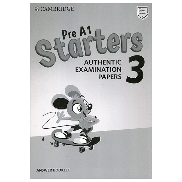 Pre A1 Starters 3 Answer Booklet: Authentic Examination Papers