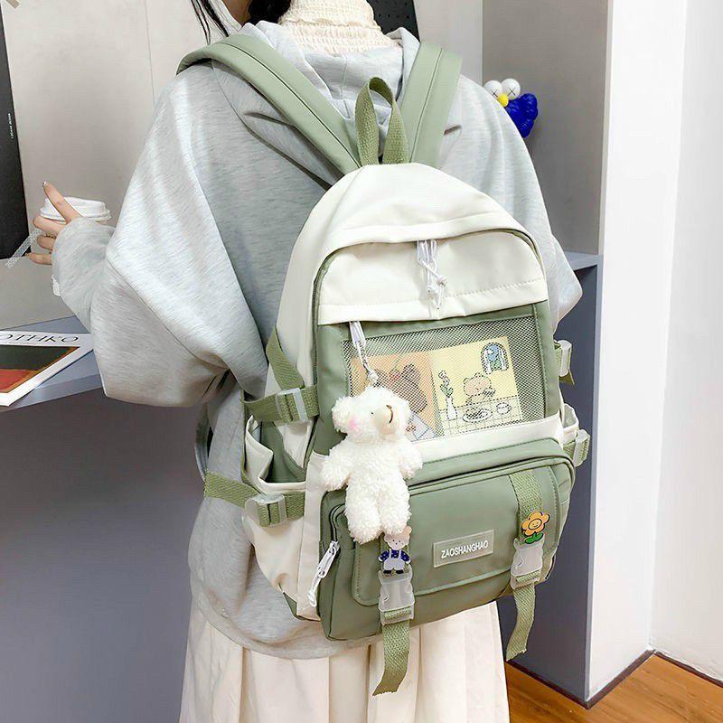 Balo thời trang nam nữ Unisex balo đi học laptop balo ulzzang đi học thời trang Cặp- Balo sinh viên học sinh đa năng mèo đọc sách cute ulzzang